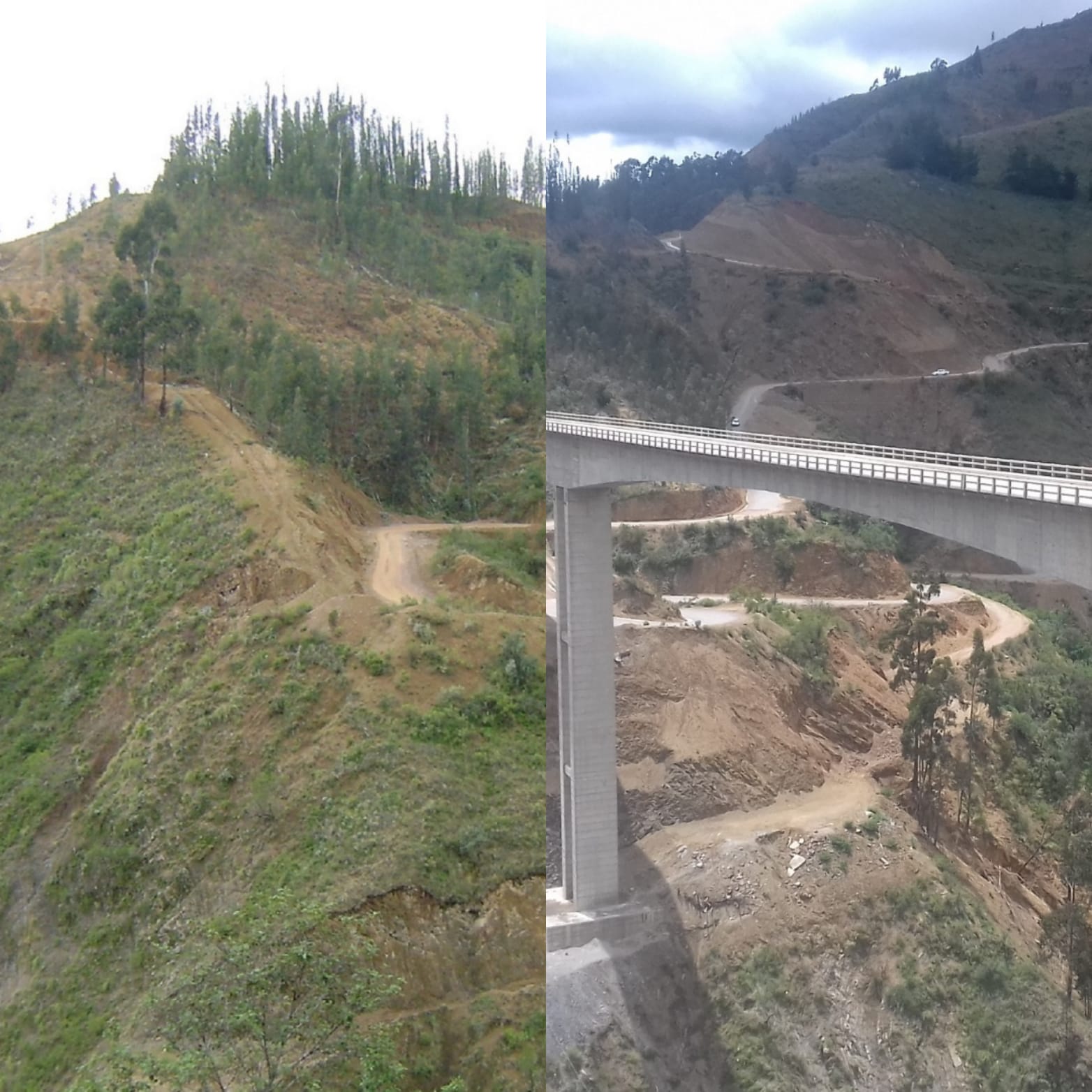 El puente une a los departamentos de Chuquisaca y Potosí