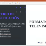 Conoce los formatos televisivos planteados desde la intención comunicativa