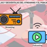¿Cuáles son las ventajas y desventajas del streaming y el podcasting?