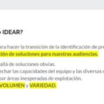 Explotaron las ideas durante la sesión de ideación