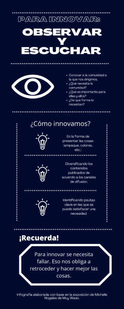 Lo importante de “observar y escuchar” para un proyecto periodístico