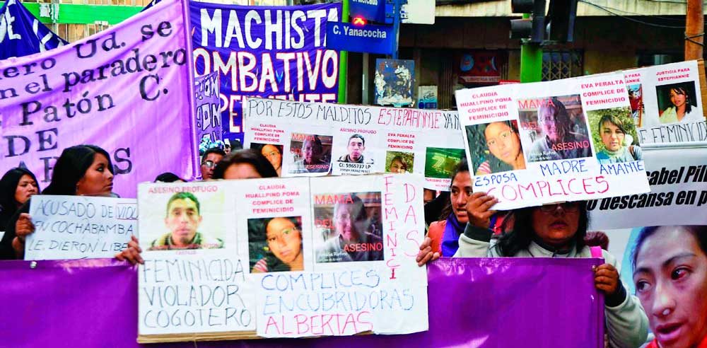 Víctimas de violencia sufren ante una “justicia machista”