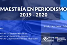 Maestría en Periodismo 2019 – 2020