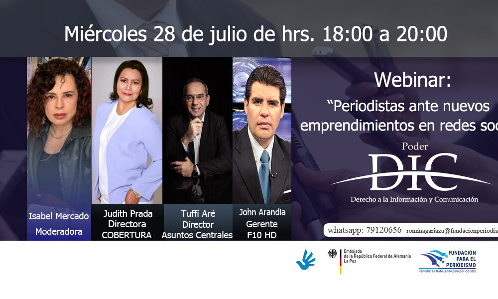 Webinar: Periodistas ante nuevos emprendimientos en redes sociales