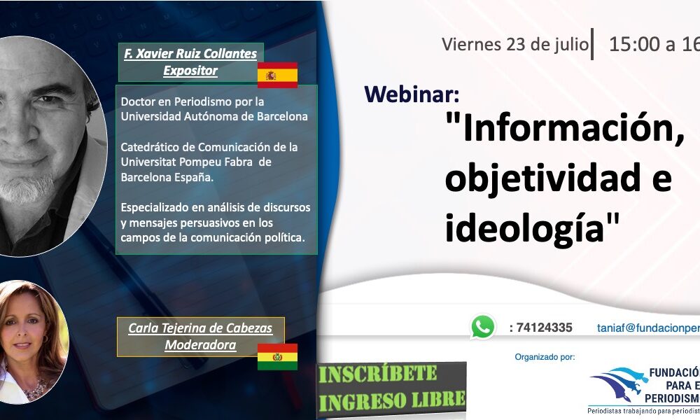 Webinar: «Información, objetividad e ideología»