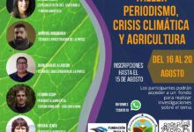 Taller virtual «Periodismo, crisis climática y agricultura»