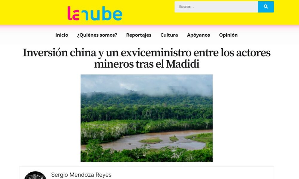 Inversión china y un exviceministro entre los actores mineros tras el Madidi