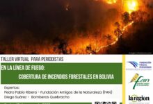 Taller virtual:  En la línea de fuego: cobertura de  incendios forestales en Bolivia