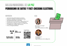 TALLER presencial PERIODISMO DE DATOS Y FACT-CHECKING ELECTORAL En La Paz
