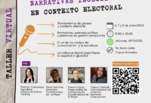 Taller Virtual :Narrativas inclusivas en contexto electoral